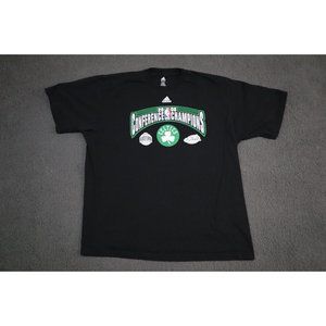 Vintage Boston Celtics Adult Extra Large Black 2008 Eastern NBA Champion Mens